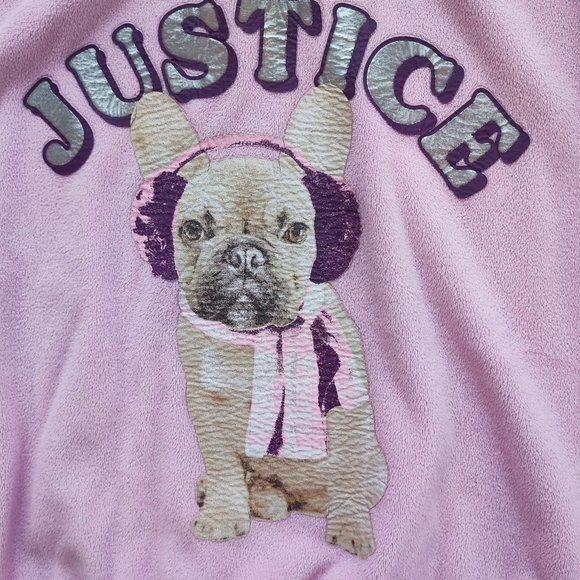 Justice puppy design long sleeve sweatshirt girl size M [10] - Picture 2 of 4